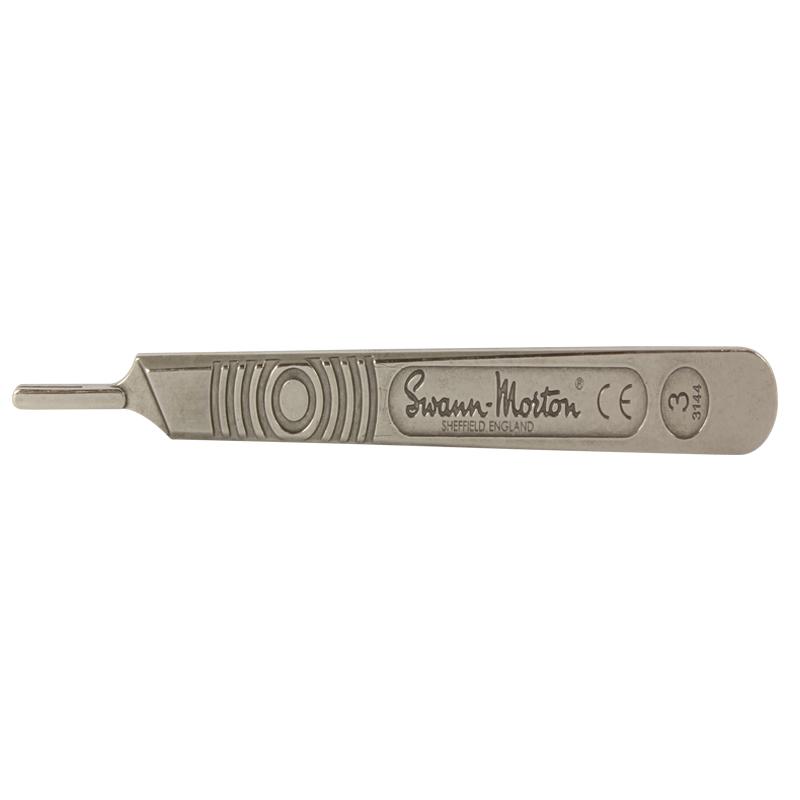 STERLING SCALPEL NO.3 C/W NICKEL ALLOY HANDLE